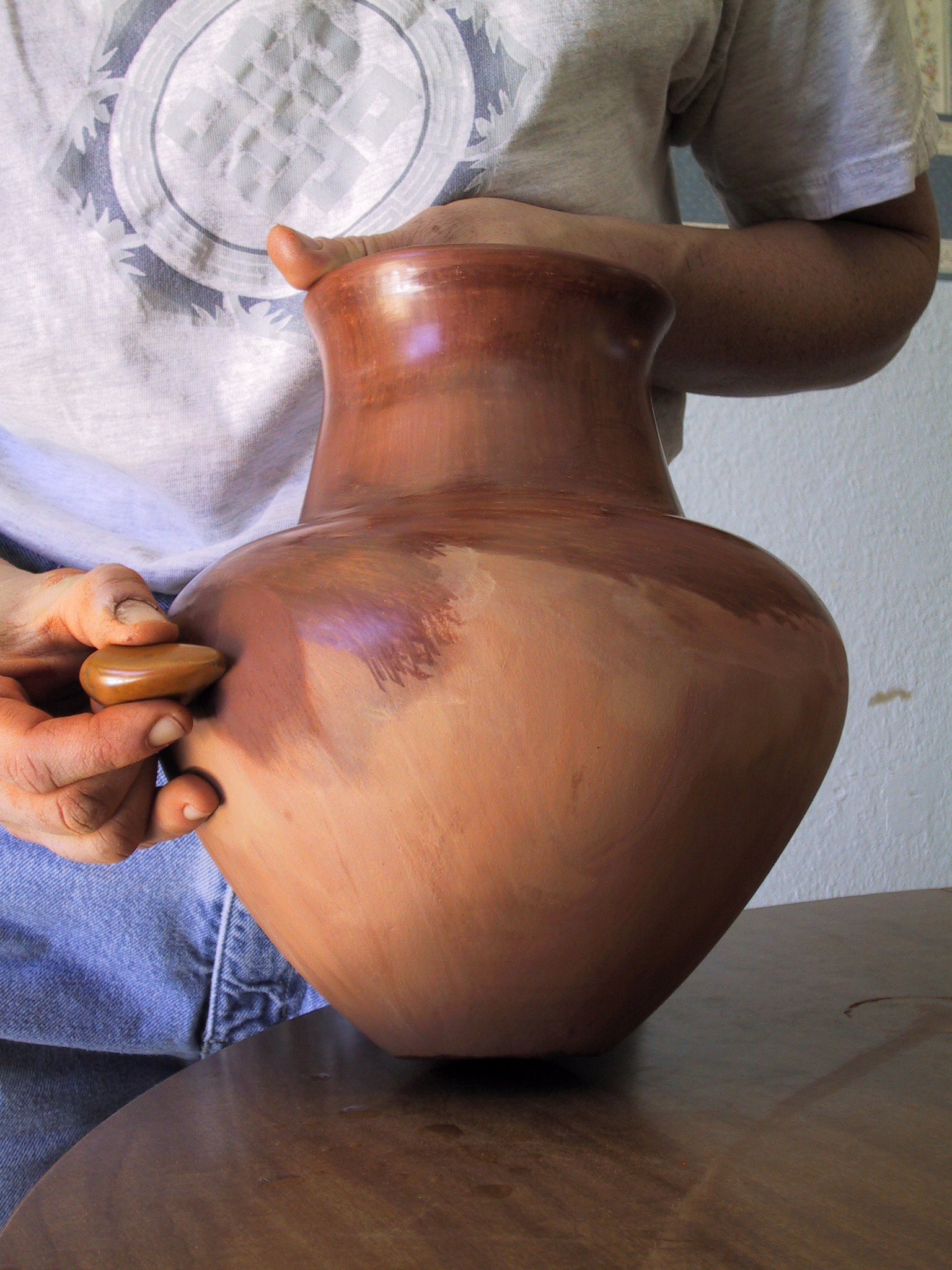 Burnishing a Pot